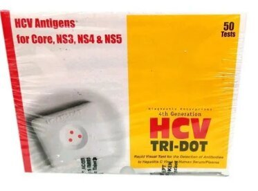 HCV Tri-dot Rapid Visual Test Kit