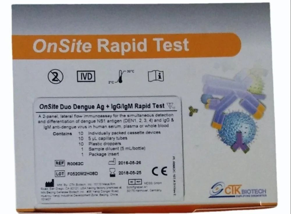Duo Dengue Ag Igg Igm Rapid Test